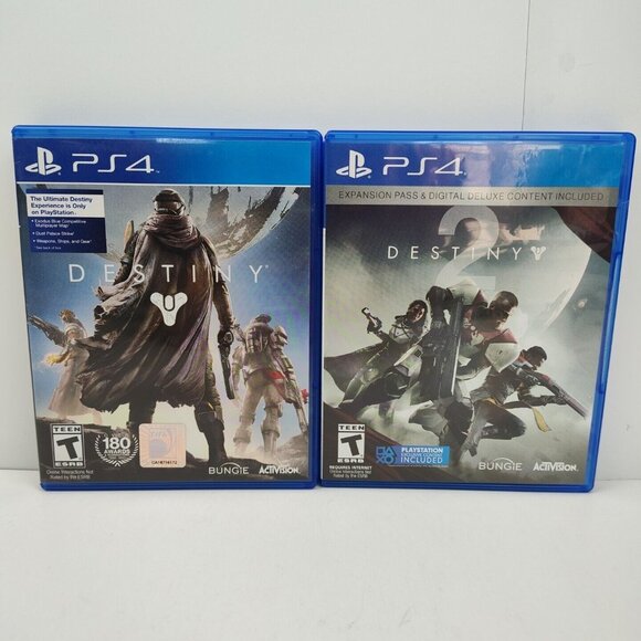 Destiny 1 & Destiny 2 (Sony PlayStation 4) PS4 Tested & Working - Picture 1 of 7
